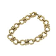 Pre-owned Metal bracelets Salvatore Ferragamo Pre-owned , Yellow , Dam...