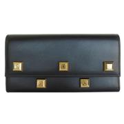 Pre-owned Leather wallets Salvatore Ferragamo Pre-owned , Black , Dame...