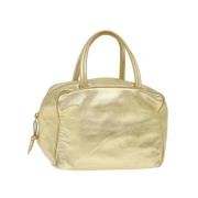 Pre-owned Leather handbags Loewe Pre-owned , Yellow , Dames