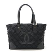 Pre-owned Leather chanel-bags Chanel Vintage , Black , Dames