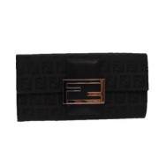 Pre-owned Canvas wallets Fendi Vintage , Brown , Dames