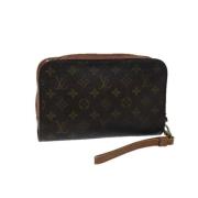 Pre-owned Canvas louis-vuitton-bags Louis Vuitton Vintage , Brown , Da...