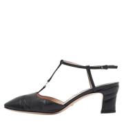 Pre-owned Leather heels Gucci Vintage , Black , Dames