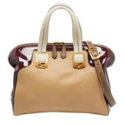 Pre-owned Leather fendi-bags Fendi Vintage , Brown , Dames