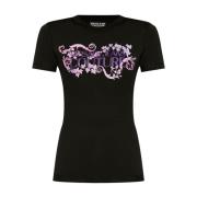 Zwarte T-shirts en Polos ***cv Versace Jeans Couture , Black , Dames