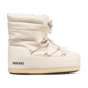 Beige Enkellaarsjes voor vrouwen Moon Boot , Beige , Dames