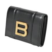 Pre-owned Leather wallets Balenciaga Vintage , Black , Dames