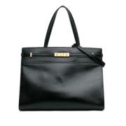 Pre-owned Leather shoulder-bags Yves Saint Laurent Vintage , Black , D...