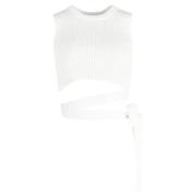 Pre-owned Cotton tops Valentino Vintage , White , Dames