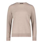 Basis Gebreide Trui met Ronde Hals Betty Barclay , Beige , Dames