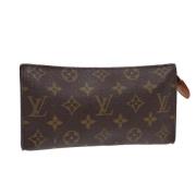 Pre-owned Canvas pouches Louis Vuitton Vintage , Brown , Dames