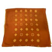 Pre-owned Silk scarves Louis Vuitton Vintage , Orange , Dames