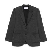 Blazer met Pied-de-Poulepatroon Harris Wharf London , Gray , Dames