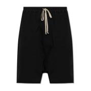 Shorts Trekkoorden Rick Owens , Black , Heren