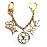 Pre-owned Metal key-holders Louis Vuitton Vintage , Yellow , Unisex