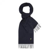 Donkerblauwe Wollen Sjaal Lyle & Scott , Blue , Heren