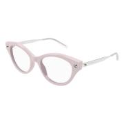 Stijlvolle Bril in Zwart Alexander McQueen , Pink , Dames