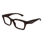 Stijlvolle Bril Am0476O in Zwart Alexander McQueen , Brown , Unisex