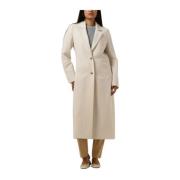 Stijlvolle Alora Jas in Kit Kleur Beaumont , Beige , Dames