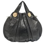 Pre-owned Leather handbags Gucci Vintage , Black , Dames