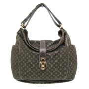 Pre-owned Canvas shoulder-bags Louis Vuitton Vintage , Gray , Dames