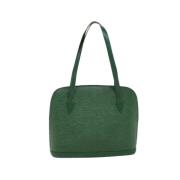 Pre-owned Leather louis-vuitton-bags Louis Vuitton Vintage , Green , D...