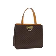 Pre-owned Canvas handbags Celine Vintage , Brown , Dames