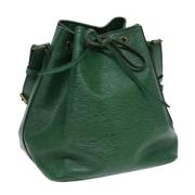 Pre-owned Leather louis-vuitton-bags Louis Vuitton Vintage , Green , D...