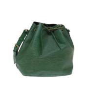 Pre-owned Leather louis-vuitton-bags Louis Vuitton Vintage , Green , D...