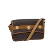 Pre-owned Canvas celine-bags Celine Vintage , Brown , Dames