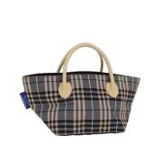 Pre-owned Nylon handbags Burberry Vintage , Blue , Dames