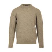 Essential Patch Crew Sweaters Barbour , Beige , Heren