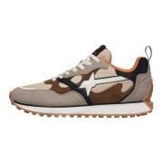 Suede and technical fabric sneakers Loop-M. W6Yz , Multicolor , Heren