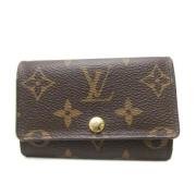 Pre-owned Fabric key-holders Louis Vuitton Vintage , Brown , Unisex