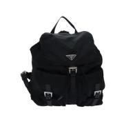 Pre-owned Nylon backpacks Prada Vintage , Black , Dames