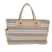 Pre-owned Canvas handbags Burberry Vintage , Beige , Dames