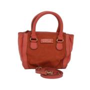 Pre-owned Cotton handbags Burberry Vintage , Orange , Dames