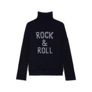 Navy Blue Coltrui Trui Zadig & Voltaire , Blue , Dames