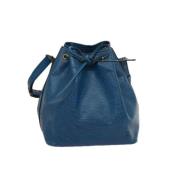 Pre-owned Leather louis-vuitton-bags Louis Vuitton Vintage , Blue , Da...