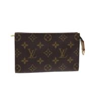 Pre-owned Canvas pouches Louis Vuitton Vintage , Brown , Dames