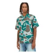 Camo Logo Patch Korte Mouw Shirt A Bathing APE , Multicolor , Heren