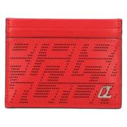 Leather wallets Christian Louboutin , Red , Heren