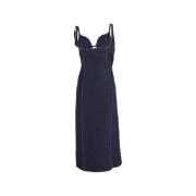 Pre-owned Cotton dresses Jacquemus Pre-owned , Blue , Dames