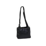 Pre-owned Leather shoulder-bags Loewe Pre-owned , Black , Dames