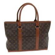 Pre-owned Canvas louis-vuitton-bags Louis Vuitton Vintage , Brown , Da...