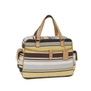 Pre-owned Canvas handbags Burberry Vintage , Beige , Dames