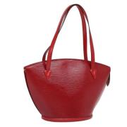 Pre-owned Leather louis-vuitton-bags Louis Vuitton Vintage , Red , Dam...