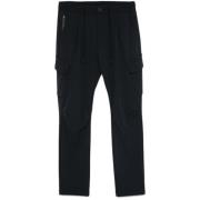 Slim-fit Cargo Broek Herno , Black , Heren