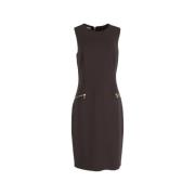 Pre-owned Wool dresses Michael Kors Pre-owned , Brown , Dames