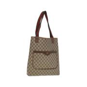 Pre-owned Canvas gucci-bags Gucci Vintage , Beige , Dames